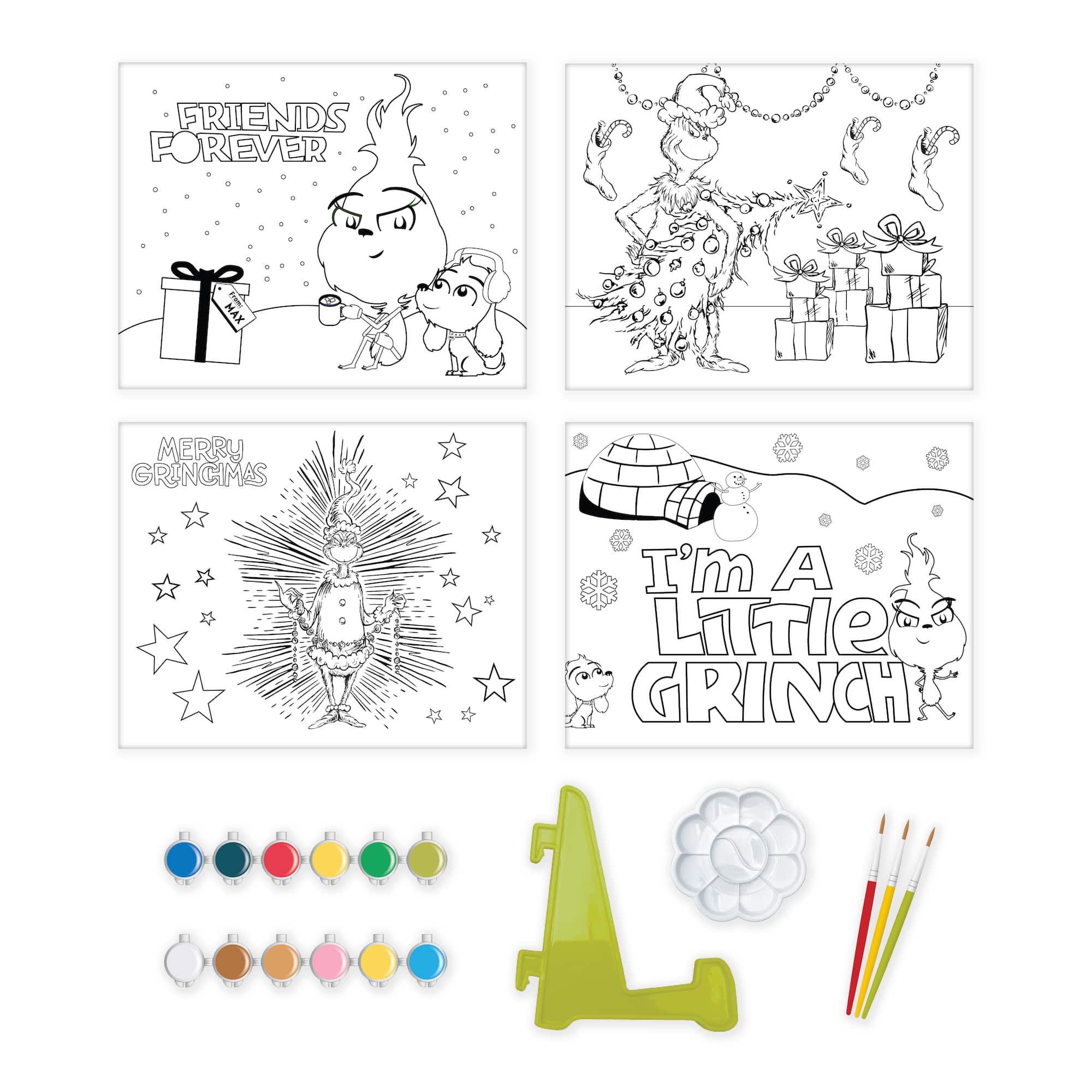 The Grinch™ Painting Art & Activity Set Gift Bundle
